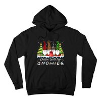 Chillin With My Gnomies Funny Christmas Family Friend Gnomes Hoodie