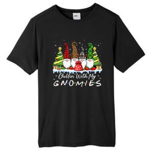 Chillin With My Gnomies Funny Christmas Family Friend Gnomes Tall Fusion ChromaSoft Performance T-Shirt