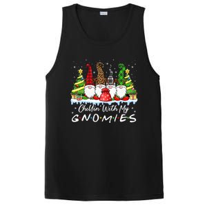 Chillin With My Gnomies Funny Christmas Family Friend Gnomes PosiCharge Competitor Tank