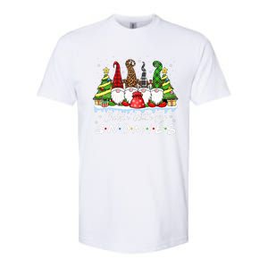 Chillin With My Gnomies Funny Christmas Family Friend Gnomes Softstyle CVC T-Shirt