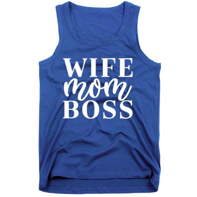 Cute Wife Mom Boss Gift Tank Top