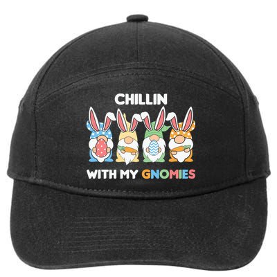 Chillin With My Gnomies Easter Gnome 7-Panel Snapback Hat
