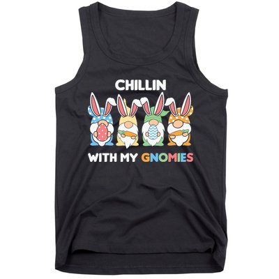 Chillin With My Gnomies Easter Gnome Tank Top