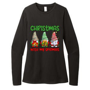 Christmas With My Gnomies Family Matching Xmas Squad Gift Womens CVC Long Sleeve Shirt