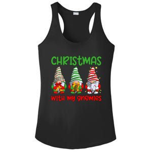 Christmas With My Gnomies Family Matching Xmas Squad Gift Ladies PosiCharge Competitor Racerback Tank