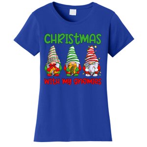 Christmas With My Gnomies Family Matching Xmas Squad Gift Women's T-Shirt