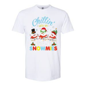 Chillin With My PreK Snowmies Teacher Christmas Xmas Lights Softstyle CVC T-Shirt