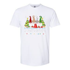 Christmas With My Gnomies Merry Christmas Buffalo Plaid Softstyle CVC T-Shirt