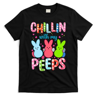 Chillin with My Peeps Easter, Easter Bunny , Funny Easter Gifts T-Shirt