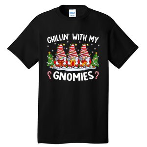 Chillin With My Gnomies Matching Family Christmas Pjs Gnome Tall T-Shirt