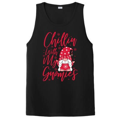 Chillin With My Gnomies Christmas Gnome Cute Gift PosiCharge Competitor Tank