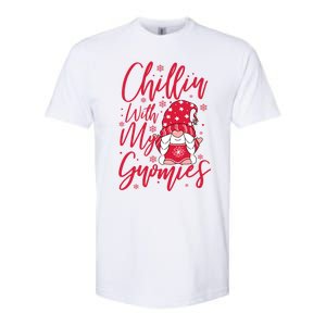 Chillin With My Gnomies Christmas Gnome Cute Gift Softstyle CVC T-Shirt