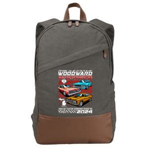 Cruisin Woodward Mopower Drive Your Dream Ride In 2024 Cotton Canvas Backpack