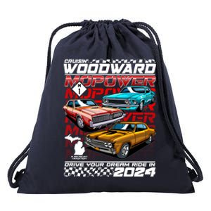 Cruisin Woodward Mopower Drive Your Dream Ride In 2024 Drawstring Bag