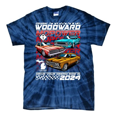 Cruisin Woodward Mopower Drive Your Dream Ride In 2024 Tie-Dye T-Shirt