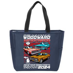 Cruisin Woodward Mopower Drive Your Dream Ride In 2024 Zip Tote Bag