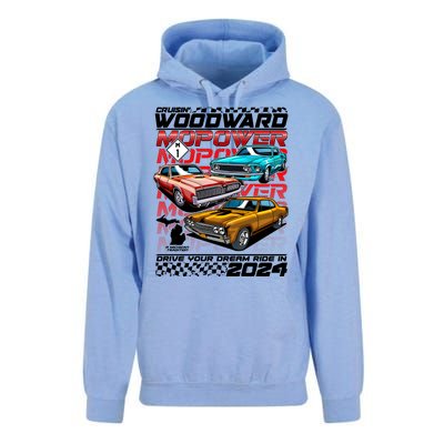 Cruisin Woodward Mopower Drive Your Dream Ride In 2024 Unisex Surf Hoodie