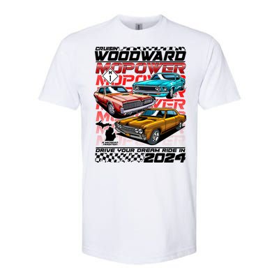 Cruisin Woodward Mopower Drive Your Dream Ride In 2024 Softstyle® CVC T-Shirt