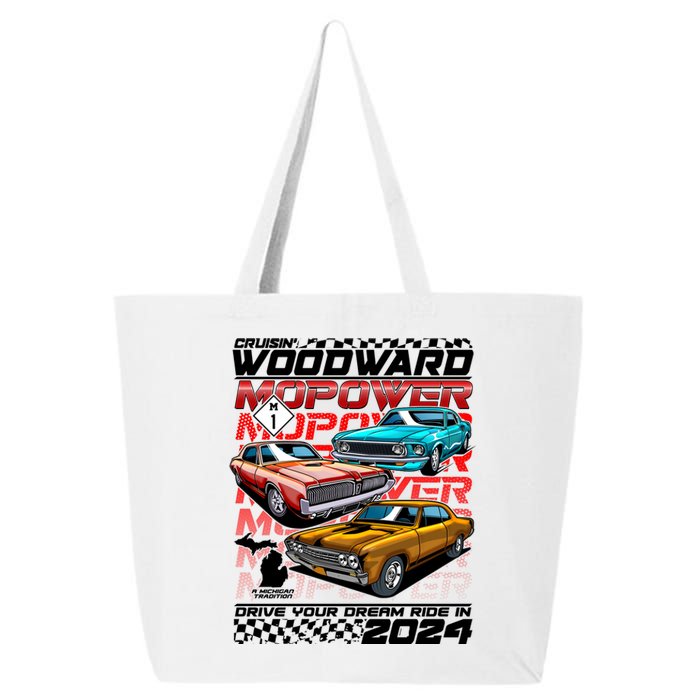 Cruisin Woodward Mopower Drive Your Dream Ride In 2024 25L Jumbo Tote