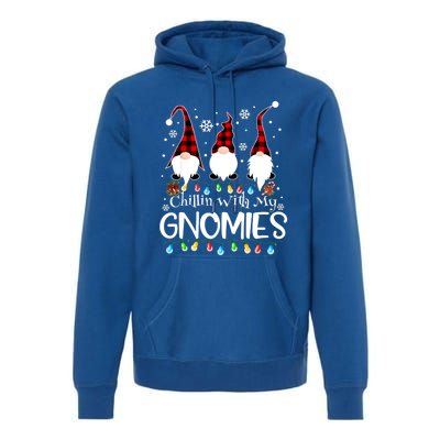 Chillin With My Gnomies Funny Gift Premium Hoodie