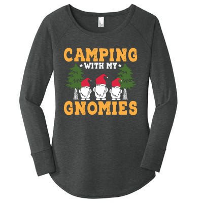 Camping With My Gnomies T Women's Perfect Tri Tunic Long Sleeve Shirt