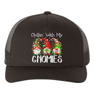 Chillin With My Gnomies Funny Gnome Christmas Pamajas Family Yupoong Adult 5-Panel Trucker Hat