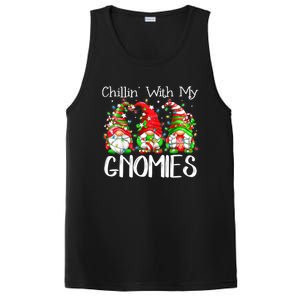 Chillin With My Gnomies Funny Gnome Christmas Pamajas Family PosiCharge Competitor Tank