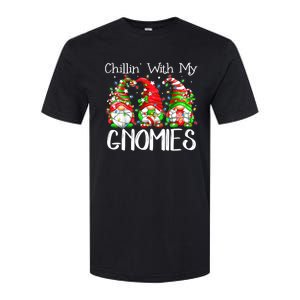 Chillin With My Gnomies Funny Gnome Christmas Pamajas Family Softstyle CVC T-Shirt