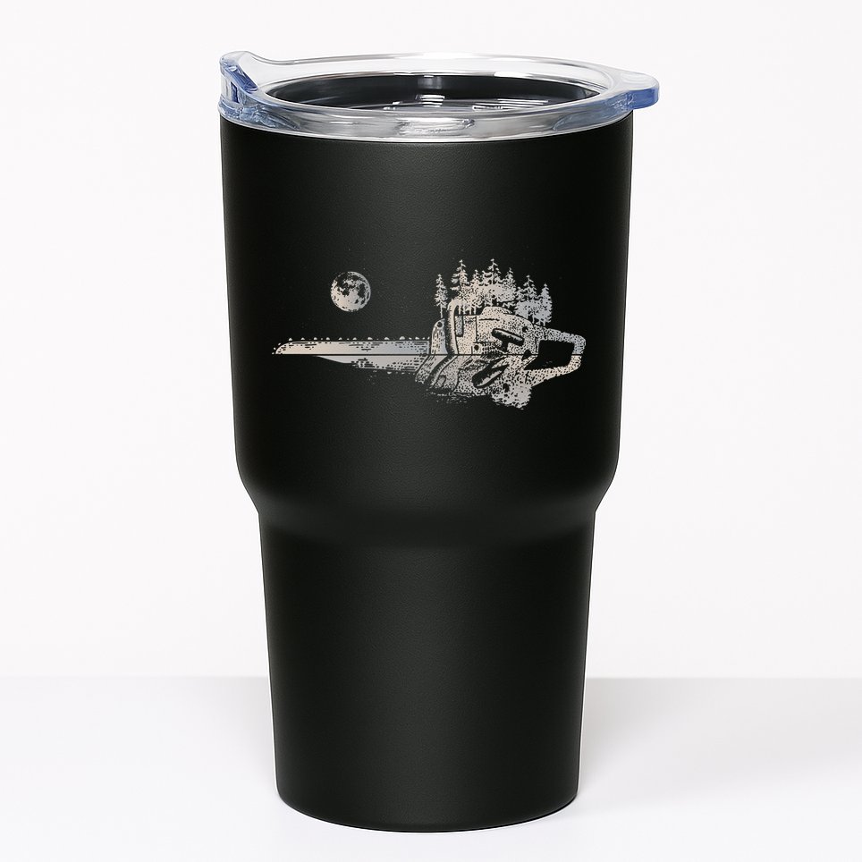 Chainsaw Woodworker Men Lumberjack Arborist Chainsaw Tumbler