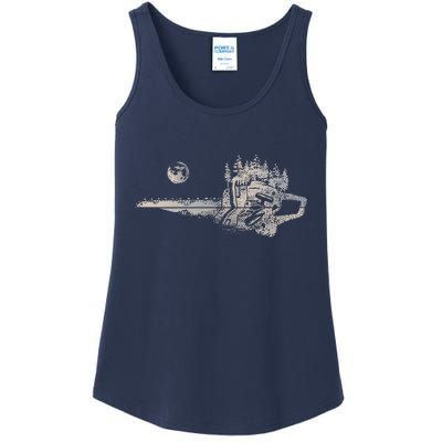 Chainsaw Woodworker Men Lumberjack Arborist Chainsaw Ladies Essential Tank