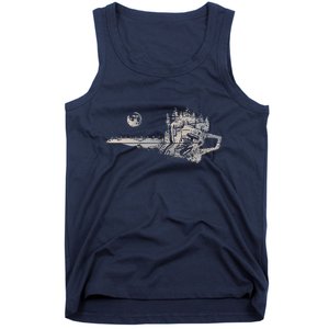 Chainsaw Woodworker Men Lumberjack Arborist Chainsaw Tank Top