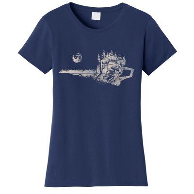 Chainsaw Woodworker Men Lumberjack Arborist Chainsaw Women's T-Shirt