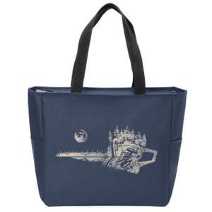 Chainsaw Woodworker Men Lumberjack Arborist Chainsaw Zip Tote Bag