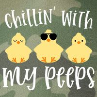 Chillin With My Peeps Cute Legacy Tie Dye Trucker Hat
