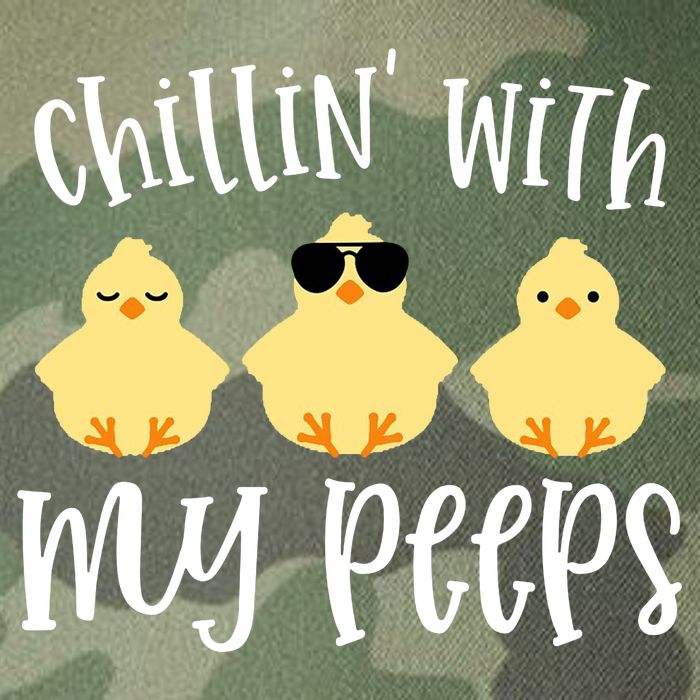 Chillin With My Peeps Cute Legacy Tie Dye Trucker Hat