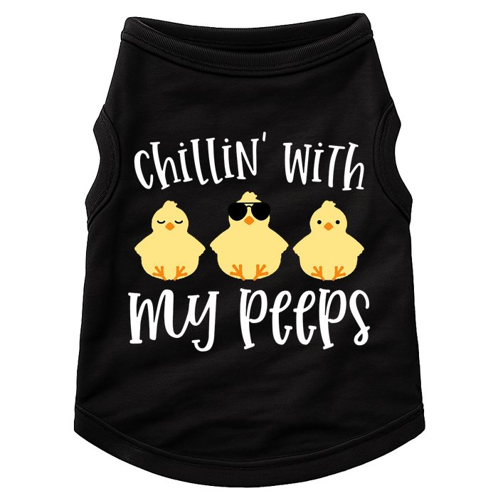 Chillin With My Peeps Cute Doggie Tank