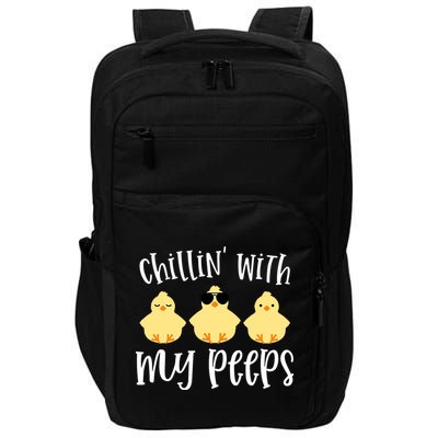 Chillin With My Peeps Cute Impact Tech Backpack