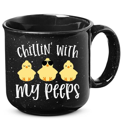 Chillin With My Peeps Cute 15oz Campfire Ceramic Mug