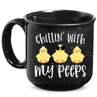 Chillin With My Peeps Cute 15oz Campfire Ceramic Mug