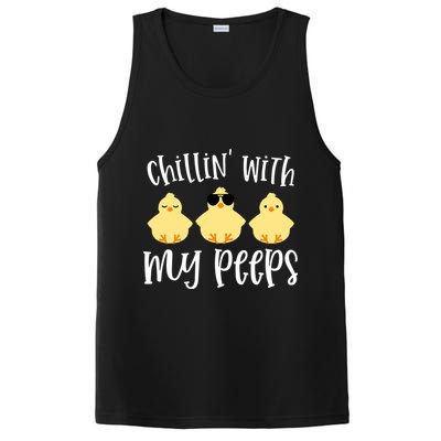 Chillin With My Peeps Cute PosiCharge Competitor Tank