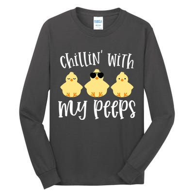 Chillin With My Peeps Cute Tall Long Sleeve T-Shirt