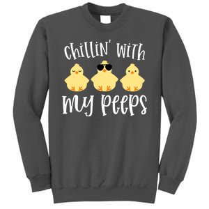 Chillin With My Peeps Cute Tall Sweatshirt