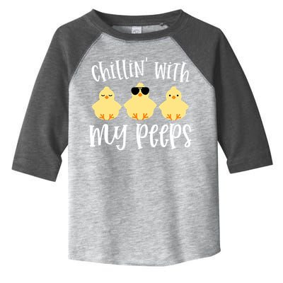 Chillin With My Peeps Cute Toddler Fine Jersey T-Shirt