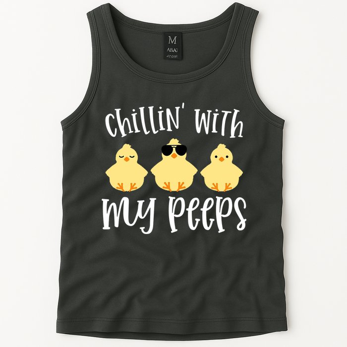Chillin With My Peeps Cute Tank Top