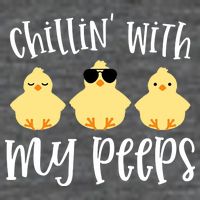 Chillin With My Peeps Cute Tank Top