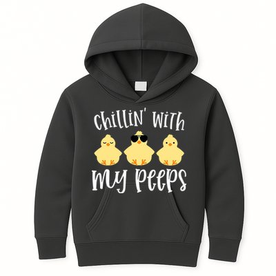 Chillin With My Peeps Cute Kids Hoodie