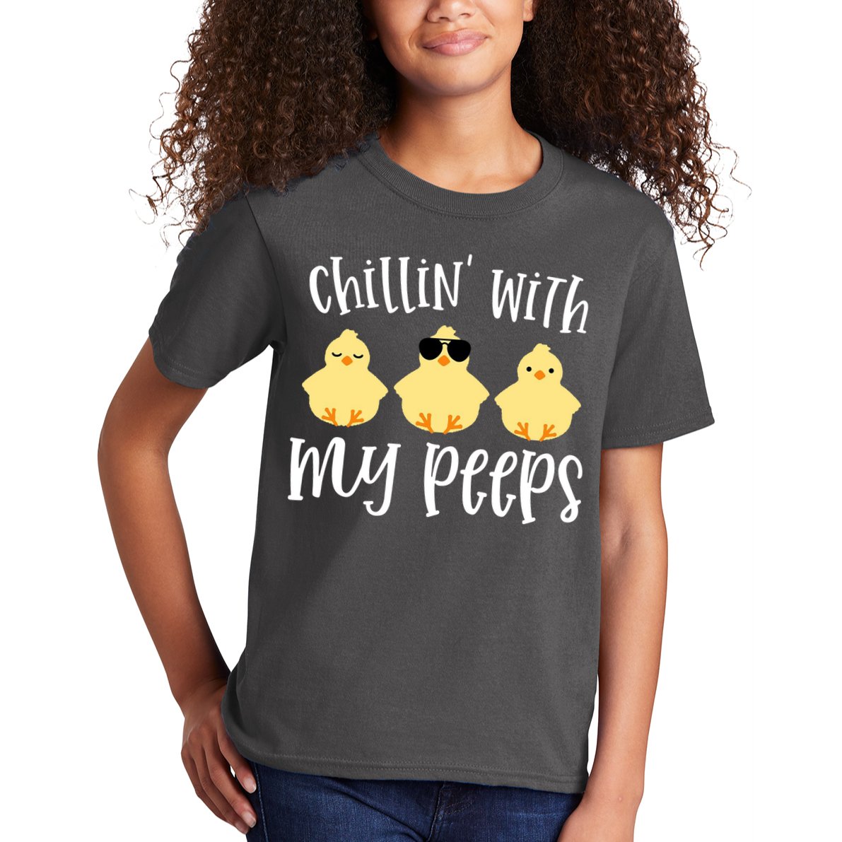 Chillin With My Peeps Cute Kids T-Shirt