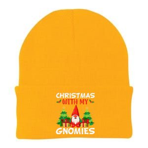 Christmas With My Gnomies Knit Cap Winter Beanie