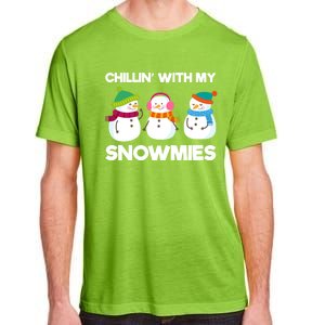 Chillin' With My Snowmies Gift Adult ChromaSoft Performance T-Shirt