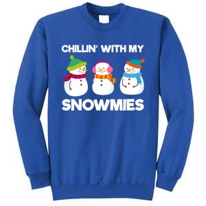 Chillin' With My Snowmies Gift Sweatshirt